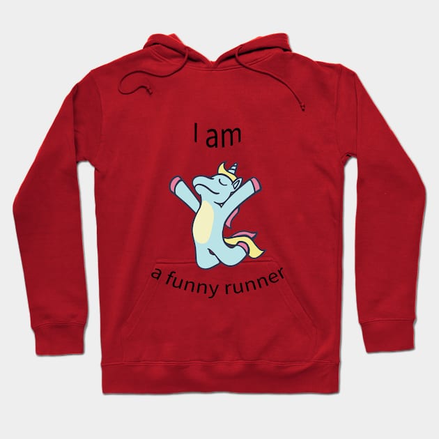 I am a funny runner Hoodie by OnBoutique